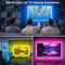RGBIC LED Backlight Strip For PC TV With Color Sync App Control Music Mode 7