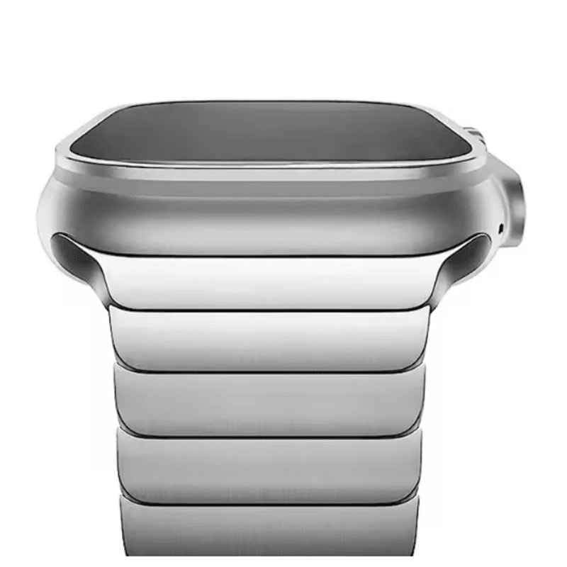Titanium Color Stainless Steel Band For Apple Watch Ultra And Series 3