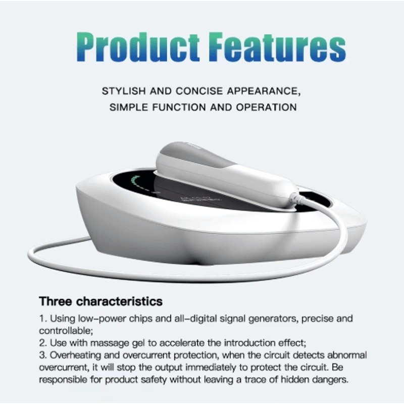 1MHz Ultrasound Physiotherapy Massage Device For Muscle And Joint Care 4