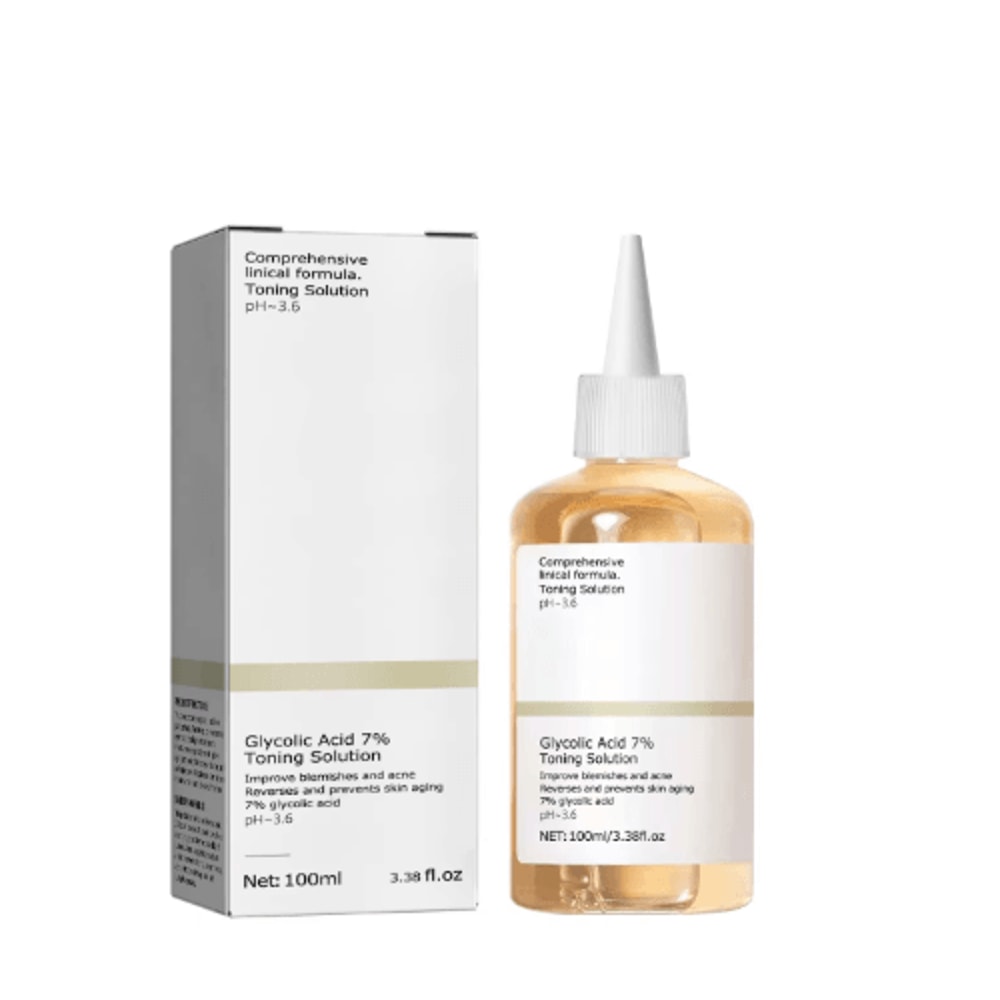 Glycolic Acid 7 Toning Solution For Skin Renewal And Hydration 100ml 0