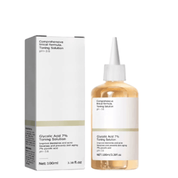 glycolic acid 7% toning solution for skin renewal and hydration 100ml