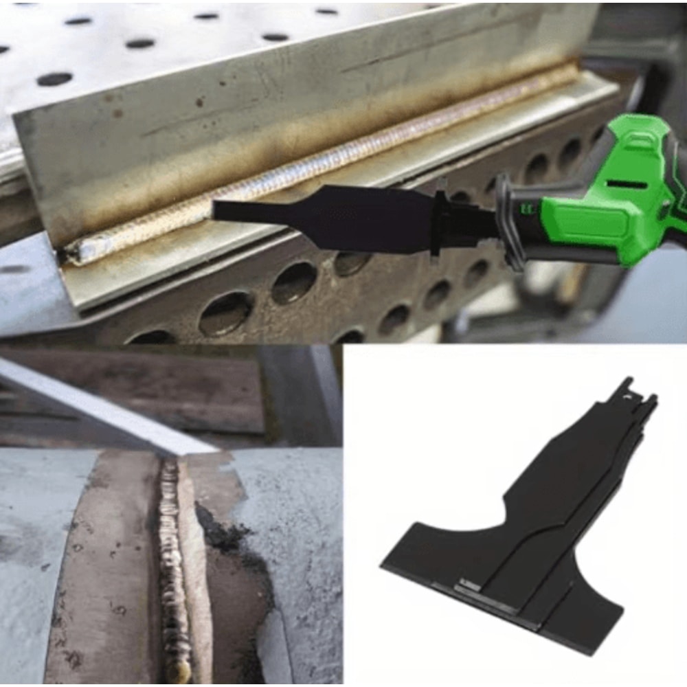 HeavyDuty Reciprocating Saw Scraper Blade Set 4Piece Steel Removal Kit 2