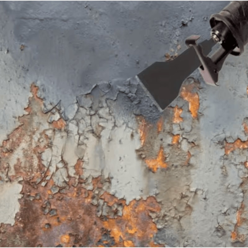 HeavyDuty Reciprocating Saw Scraper Blade Set 4Piece Steel Removal Kit 4