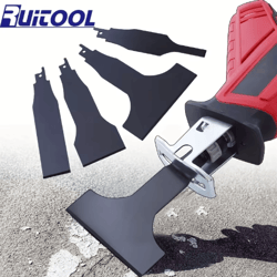 heavy-duty reciprocating saw scraper blade set – 4-piece steel removal kit