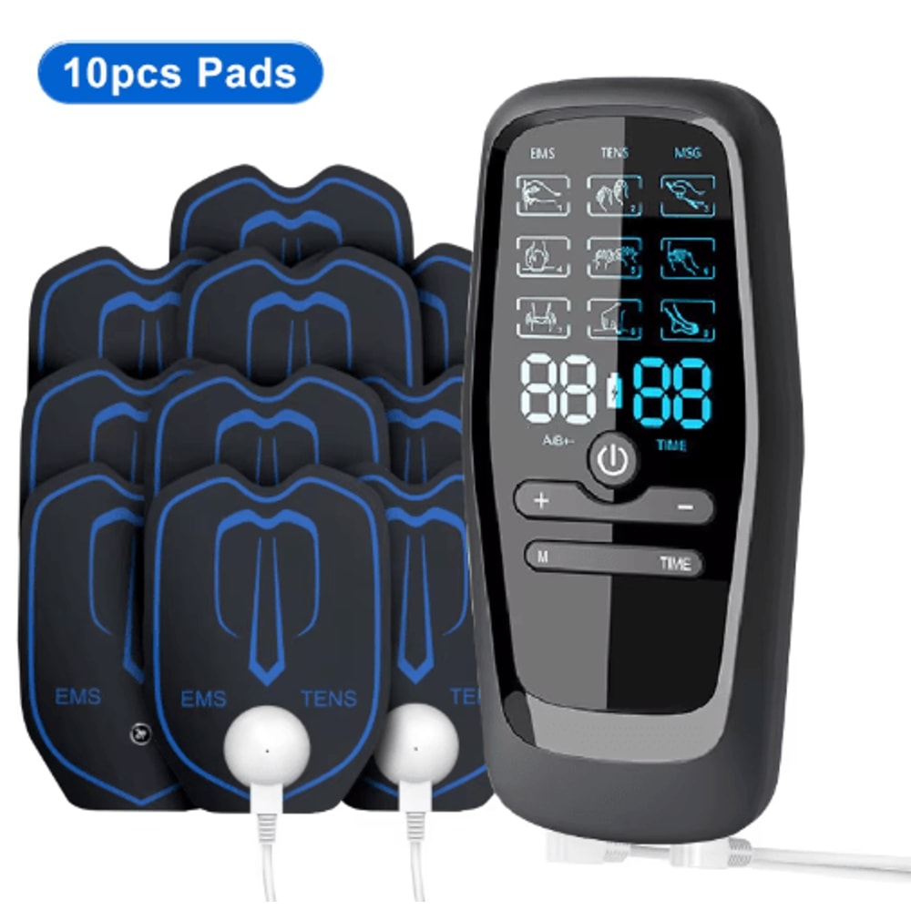 Digital TENS Muscle Stimulator Electrotherapy Massage Device For FullBody Relief 3