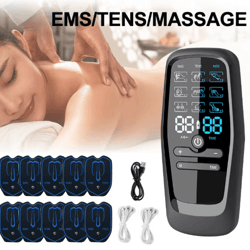digital tens muscle stimulator & electrotherapy massage device for full-body relief