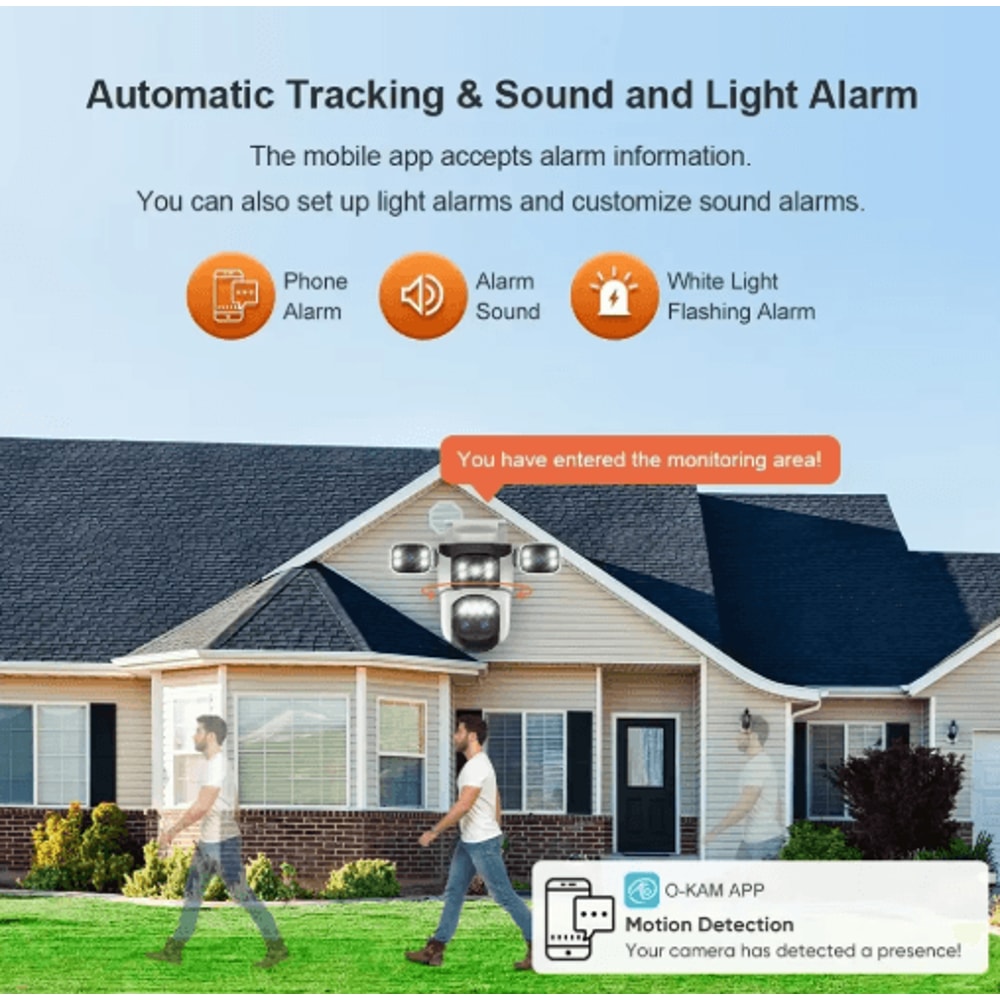 LS VISION 20MP 10X Zoom TripleScreen WiFi Outdoor PTZ Security Camera 7