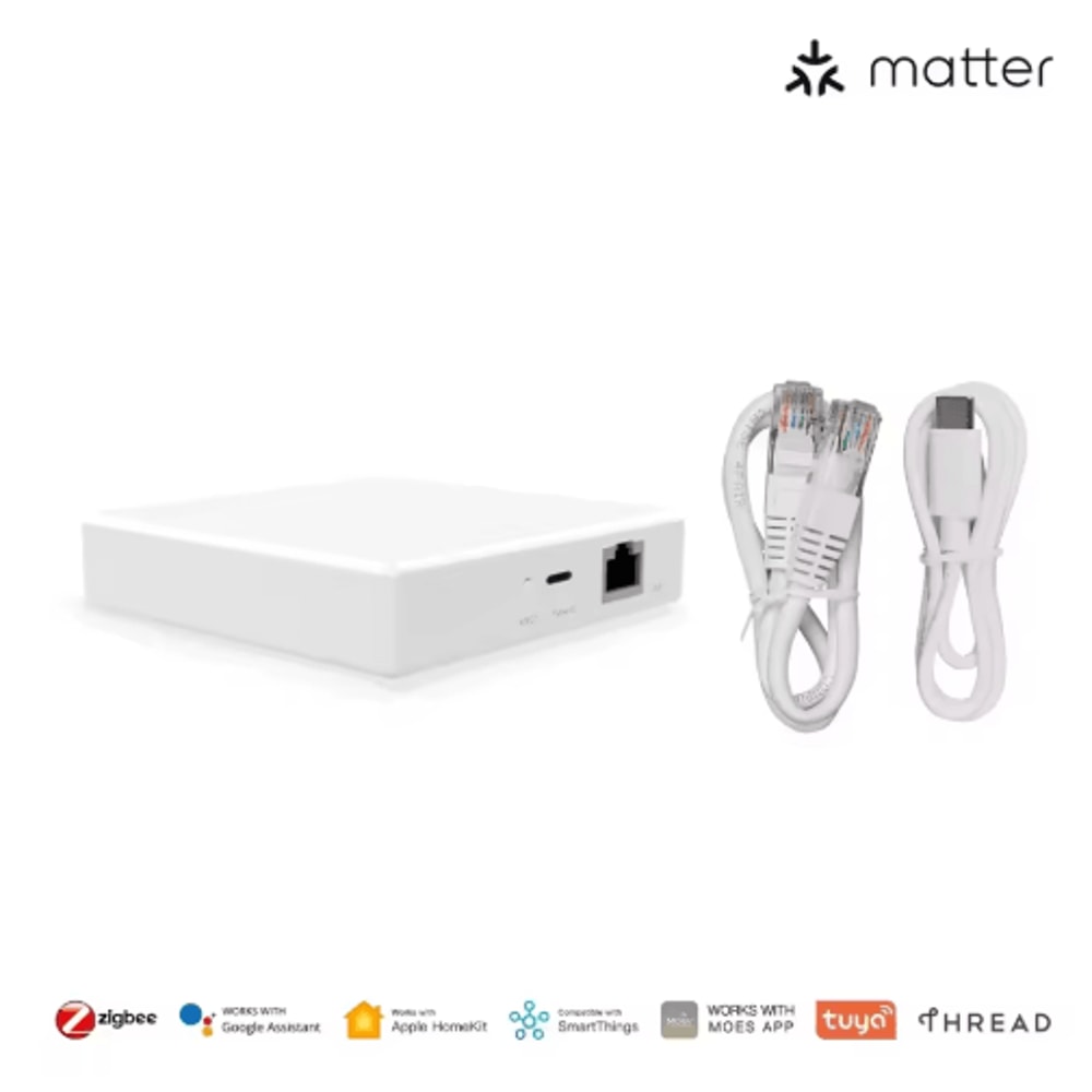 MOES Matter Gateway Tuya Zigbee Smart Home Hub With Universal Voice Control 1