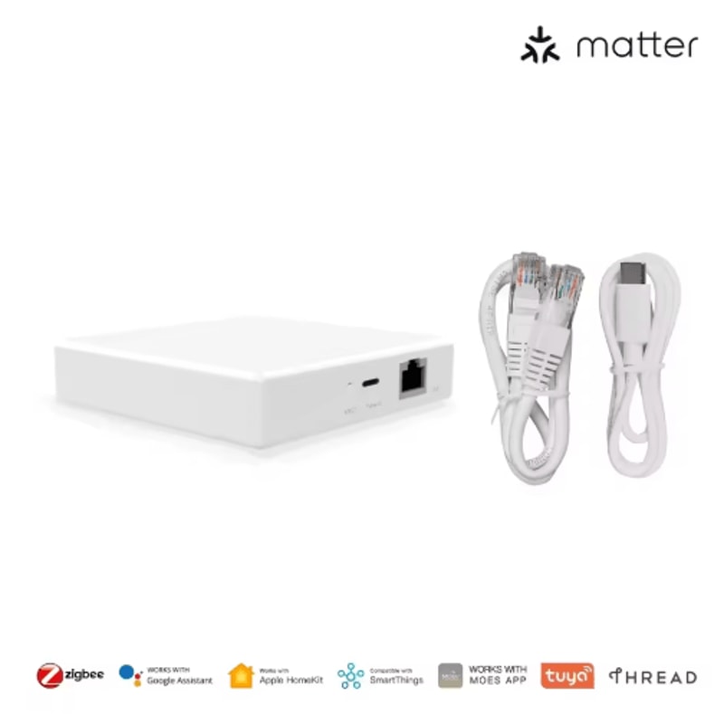 MOES Matter Gateway Tuya Zigbee Smart Home Hub With Universal Voice Control 1