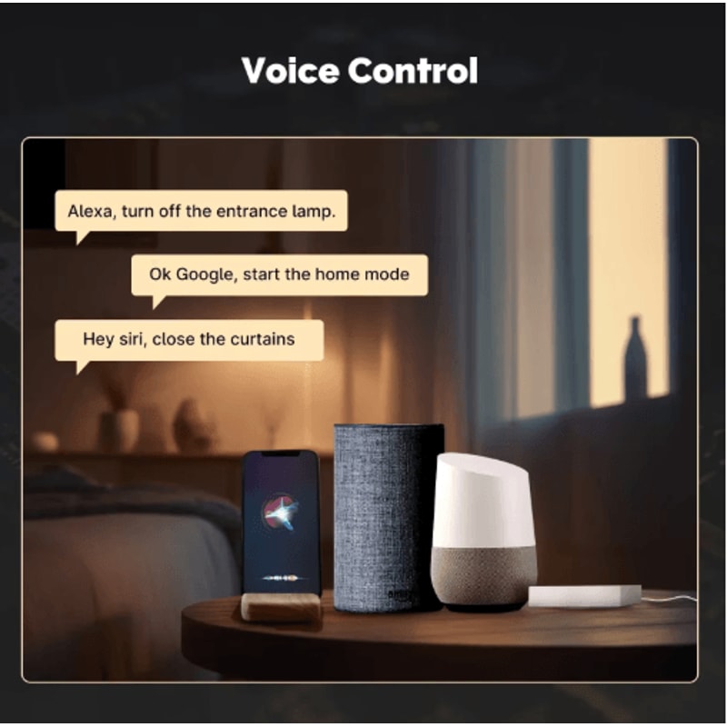 MOES Matter Gateway Tuya Zigbee Smart Home Hub With Universal Voice Control 2