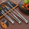 Stainless Steel BBQ Grill Tongs NonSlip Food Clip For Cooking Entertaining 0
