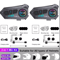 Kebidumei YP10 2X Bluetooth 53 Motorcycle Helmet Intercom Headset 1