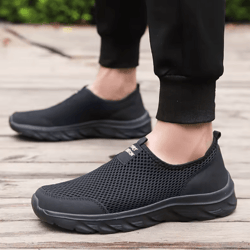 lightweight breathable mens casual slip-on sneakers for everyday comfort