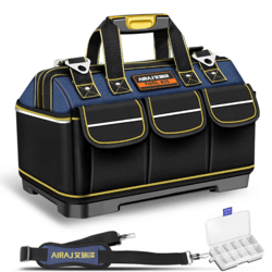 airaj heavy-duty multifunctional tool bag – waterproof 1680d oxford storage organizer