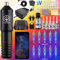 POSEIDON New Memory Wireless Tattoo Pen Kit Professional Permanent Makeup Machine 4
