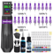 POSEIDON New Memory Wireless Tattoo Pen Kit Professional Permanent Makeup Machine 5