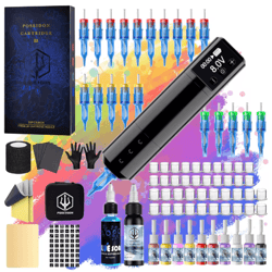 poseidon new memory wireless tattoo pen kit professional permanent makeup machine