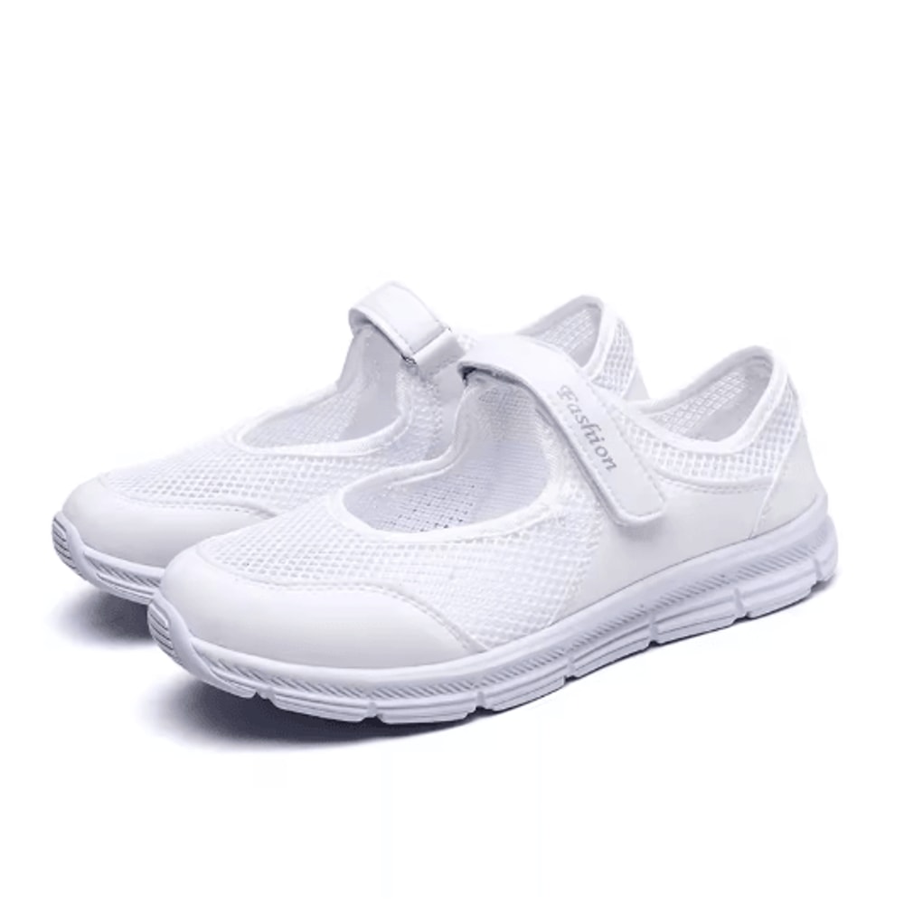 Womens Breathable White Vulcanized Sneakers For Everyday Comfort 0