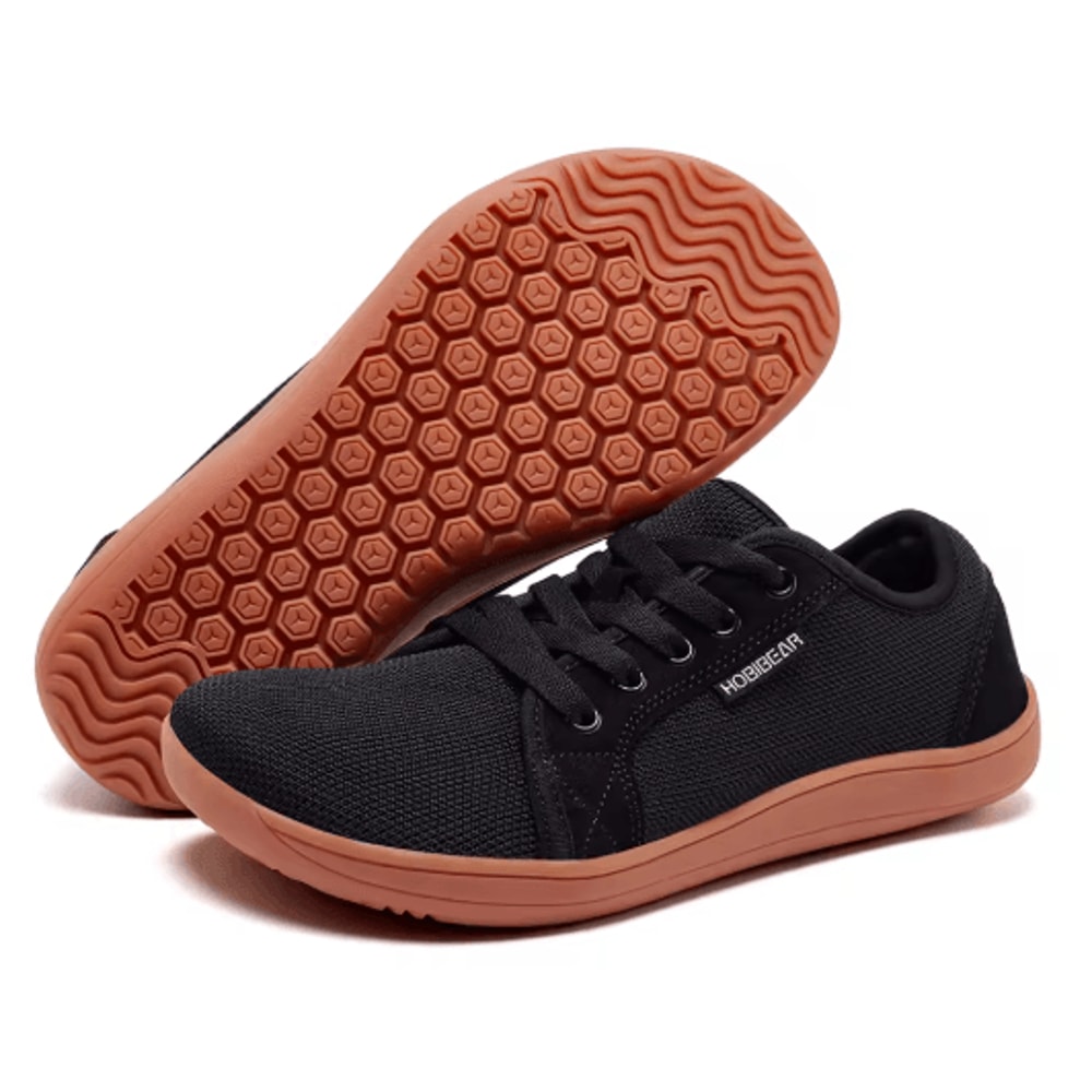 HOBIBEAR Wide Barefoot Trail Running Shoes Non Slip Minimalist Walking Sneakers For Men And Women 4
