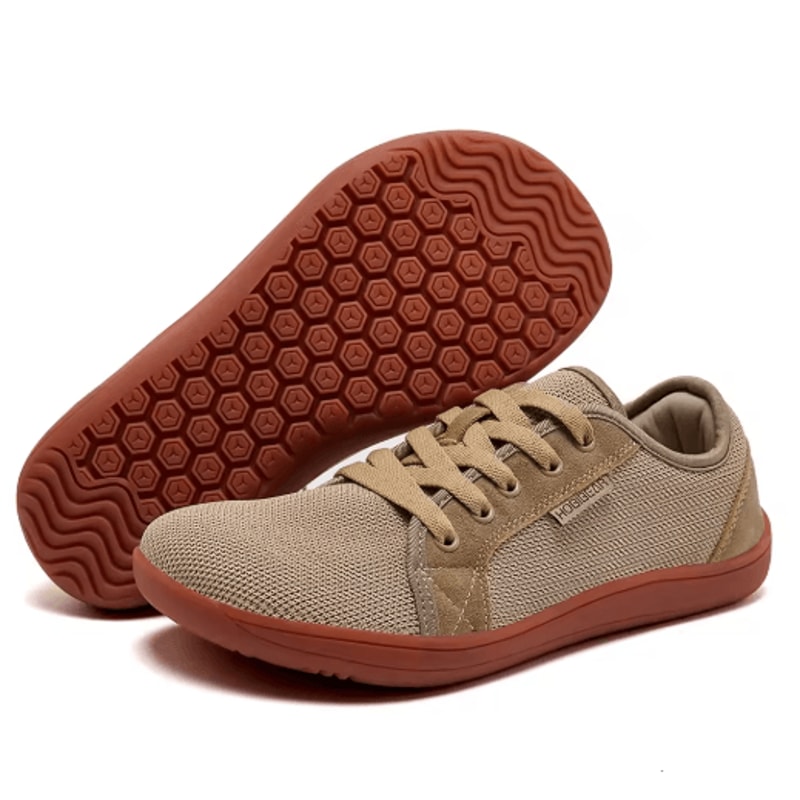 HOBIBEAR Wide Barefoot Trail Running Shoes Non Slip Minimalist Walking Sneakers For Men And Women 8