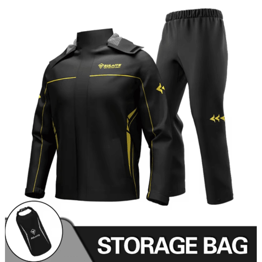 Waterproof Motorcycle Raincoat Suit Jacket Pants Rainstorm Protection For Riding Outdoor Adventu 2