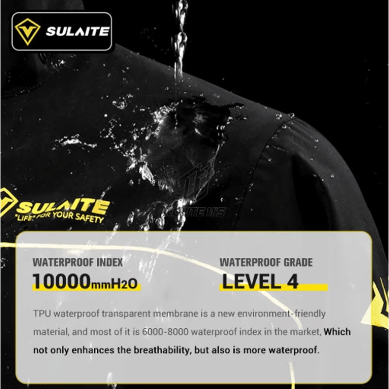 Waterproof Motorcycle Raincoat Suit Jacket Pants Rainstorm Protection For Riding Outdoor Adventu 11