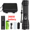 HighPower Rechargeable LED Tactical Flashlight Aluminum Zoom Torch For Outdoor Camping 1