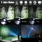 HighPower Rechargeable LED Tactical Flashlight Aluminum Zoom Torch For Outdoor Camping 8