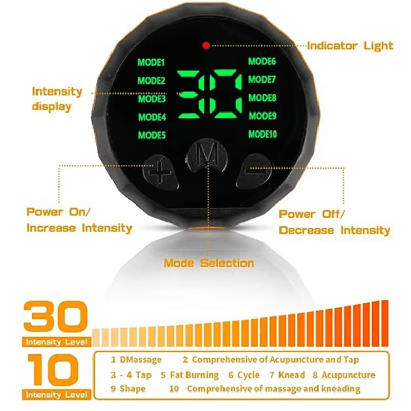 EMS Waist Abdominal Trainer Belt Muscle Stimulator Slimming Fitness Device 5