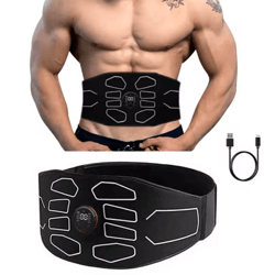 ems waist abdominal trainer belt – muscle stimulator & slimming fitness device