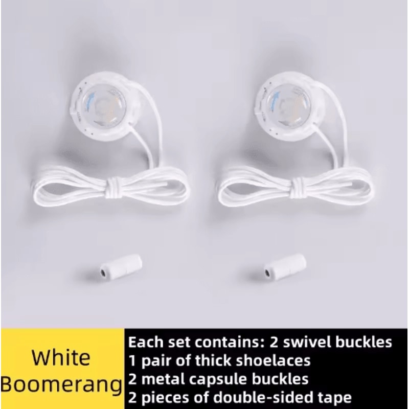 Automatic NoTie Shoelaces With Swivel Buckle EasyInstall Elastic Laces For Sneakers 8
