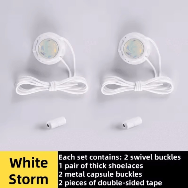 Automatic NoTie Shoelaces With Swivel Buckle EasyInstall Elastic Laces For Sneakers 9