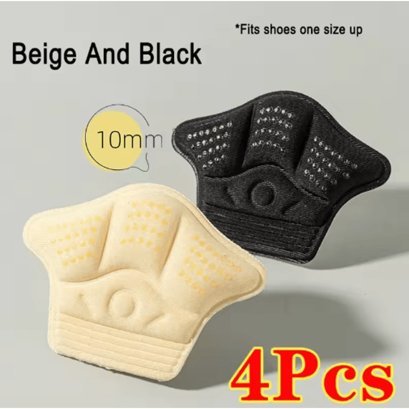 4Piece Heel Protector Stickers AntiWear Cushion Inserts For Better Fit 1
