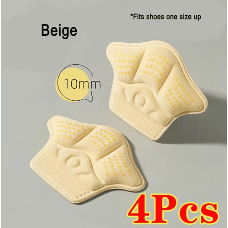 4Piece Heel Protector Stickers AntiWear Cushion Inserts For Better Fit 2