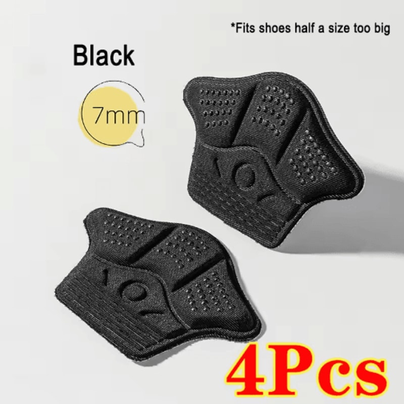 4Piece Heel Protector Stickers AntiWear Cushion Inserts For Better Fit 4