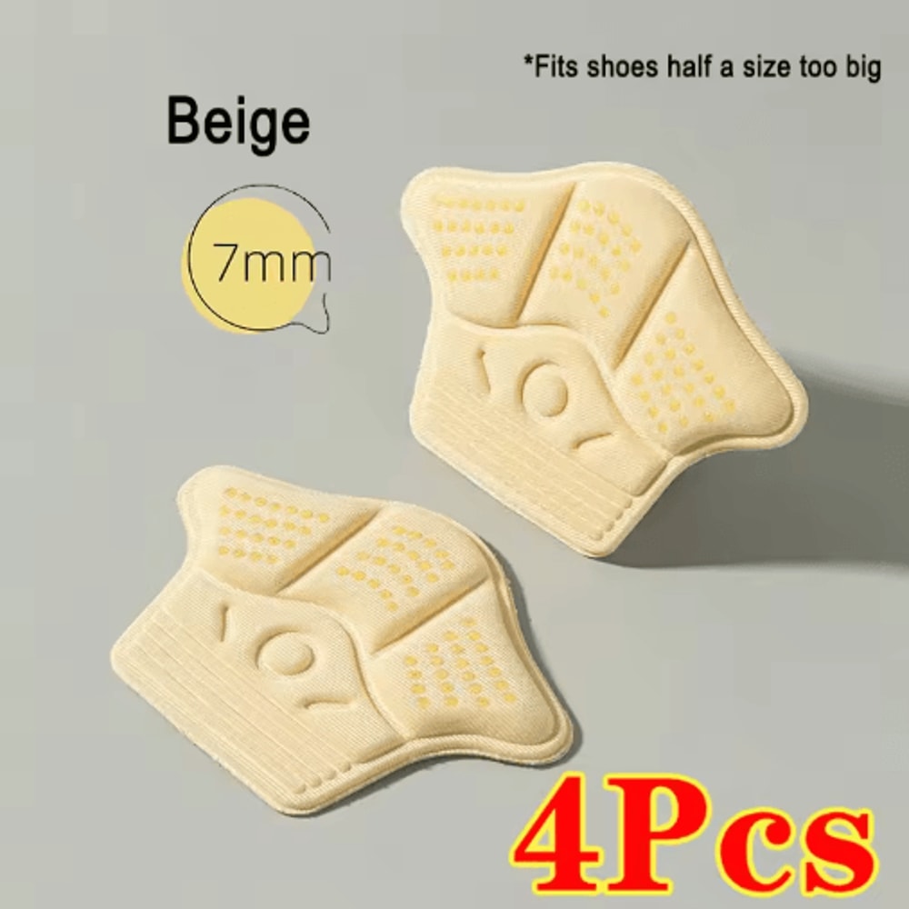 4Piece Heel Protector Stickers AntiWear Cushion Inserts For Better Fit 5