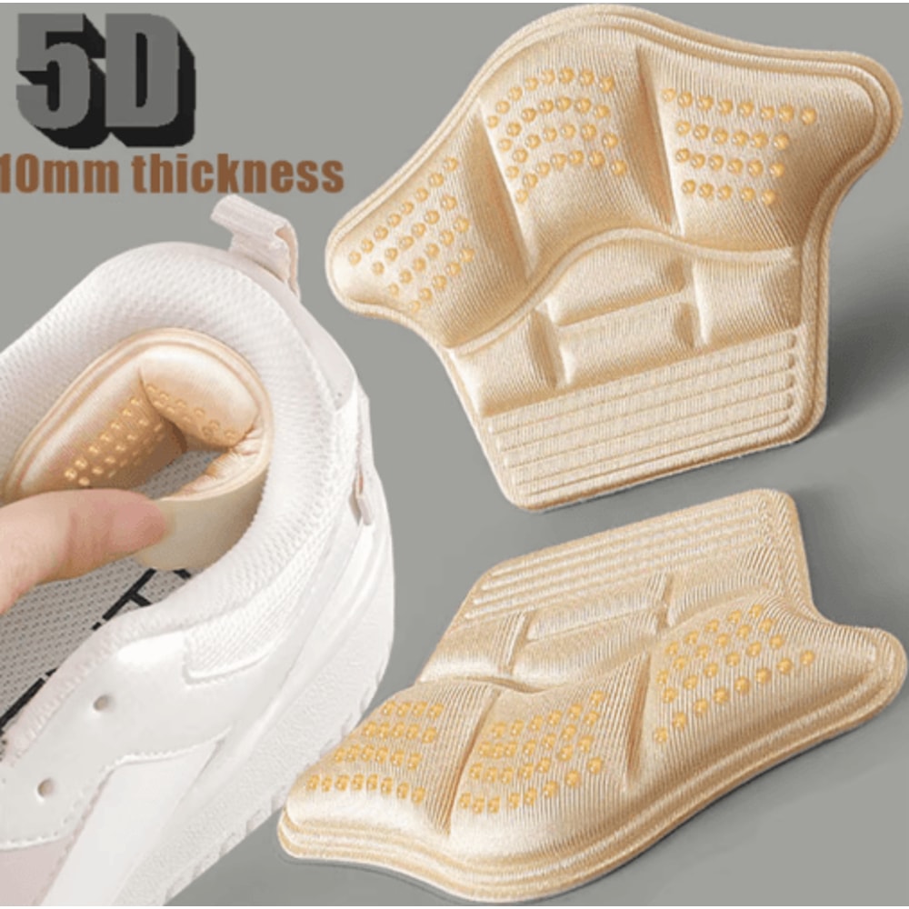 4Piece Heel Protector Stickers AntiWear Cushion Inserts For Better Fit 0