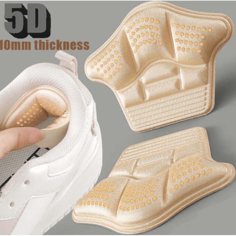 4Piece Heel Protector Stickers AntiWear Cushion Inserts For Better Fit 0