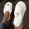 Womens CrossStrap Faux Fur Slippers Warm Plush Indoor Slides For Home Comfort 8