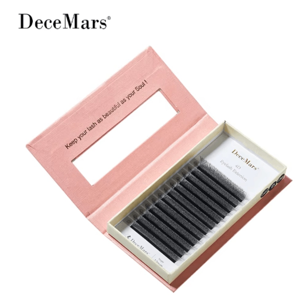 DeceMars 4D WShaped Eyelash Extensions Lightweight Volume Lash Trays 12 Lines 4