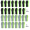 Soft Memory Foam Orthopedic Insoles Deodorizing SweatAbsorbing Comfort 210 PCS 1