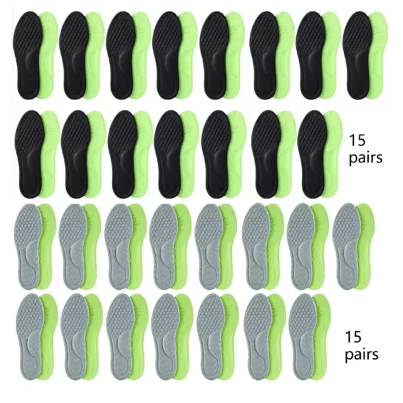 Soft Memory Foam Orthopedic Insoles Deodorizing SweatAbsorbing Comfort 210 PCS 1