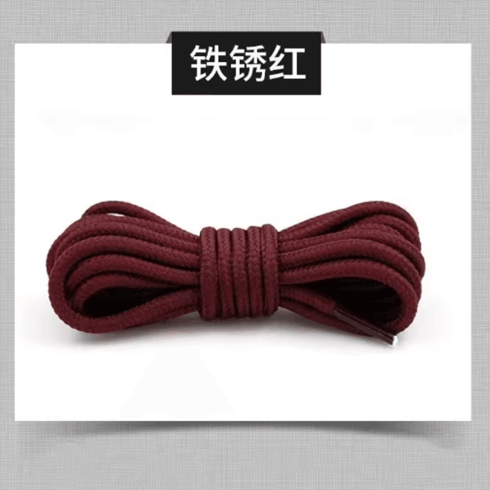 Round Polyester Shoelaces For Boots Sneakers Durable Lace Strings 1 Pair 2 Pcs 2
