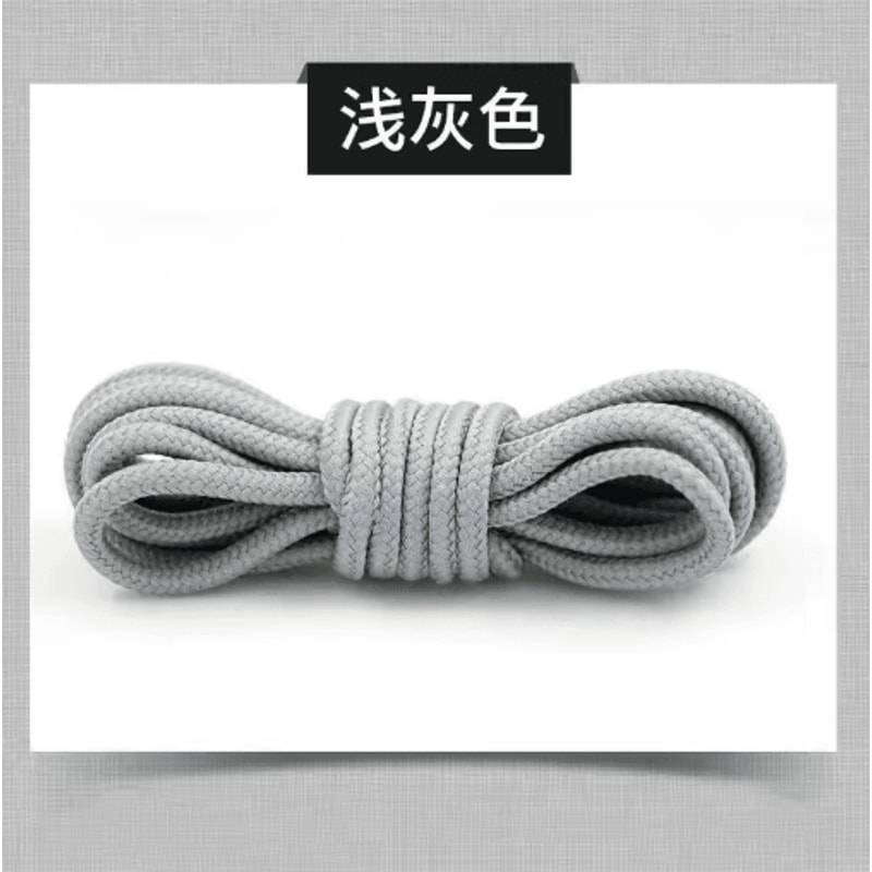 Round Polyester Shoelaces For Boots Sneakers Durable Lace Strings 1 Pair 2 Pcs 5
