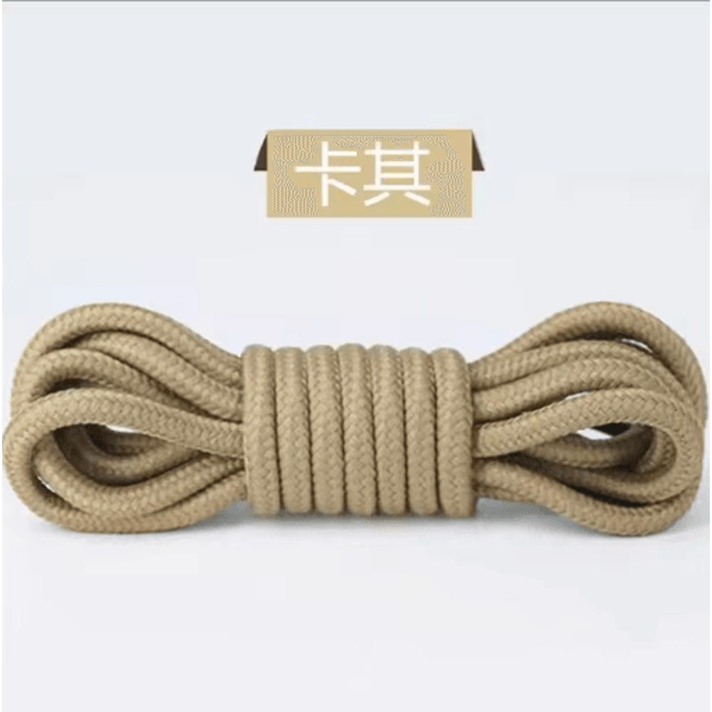 Round Polyester Shoelaces For Boots Sneakers Durable Lace Strings 1 Pair 2 Pcs 7