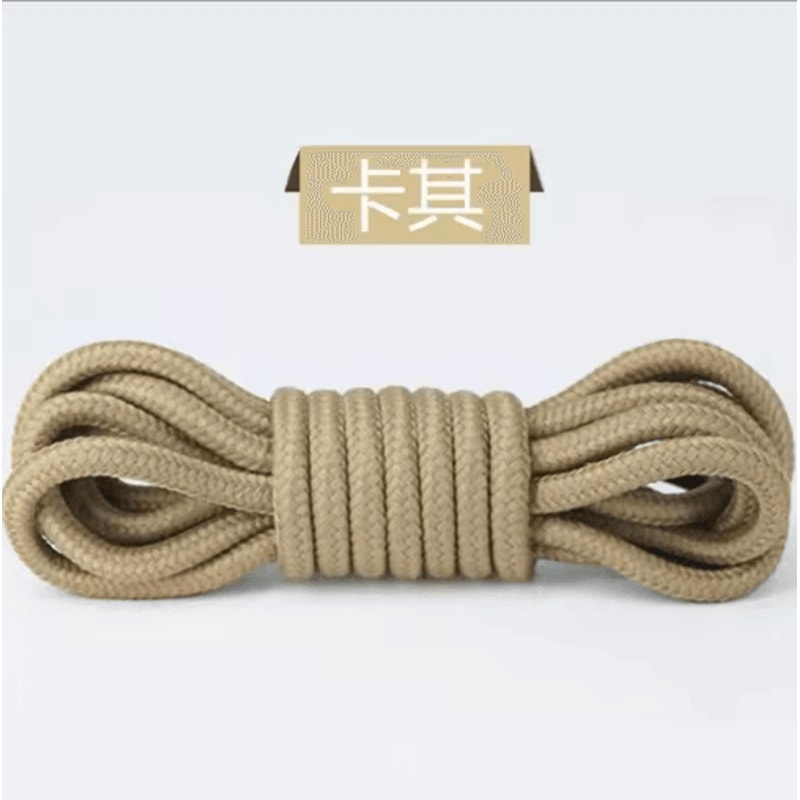 Round Polyester Shoelaces For Boots Sneakers Durable Lace Strings 1 Pair 2 Pcs 7