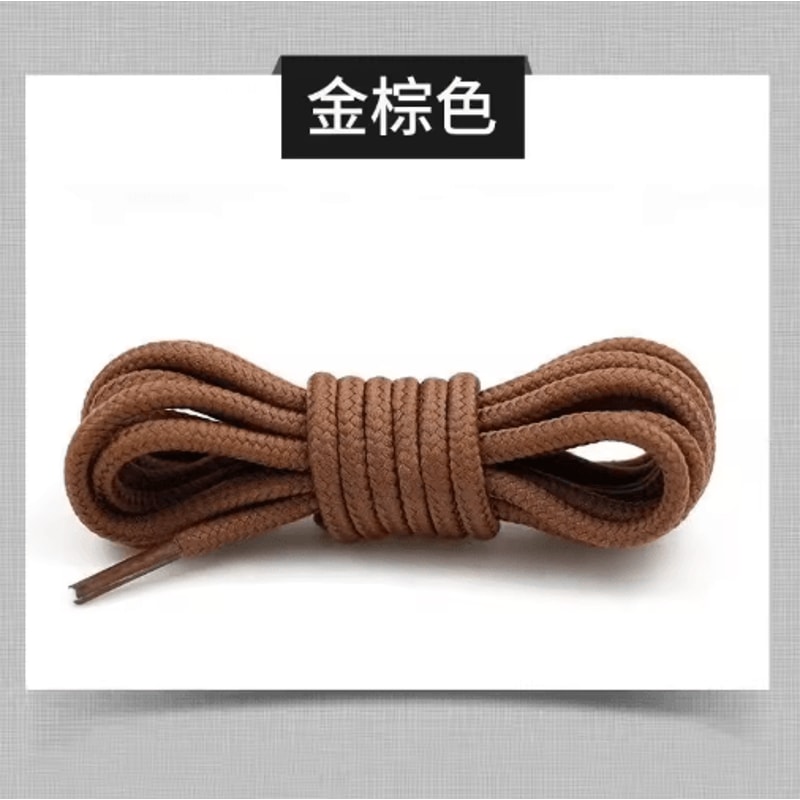 Round Polyester Shoelaces For Boots Sneakers Durable Lace Strings 1 Pair 2 Pcs 8