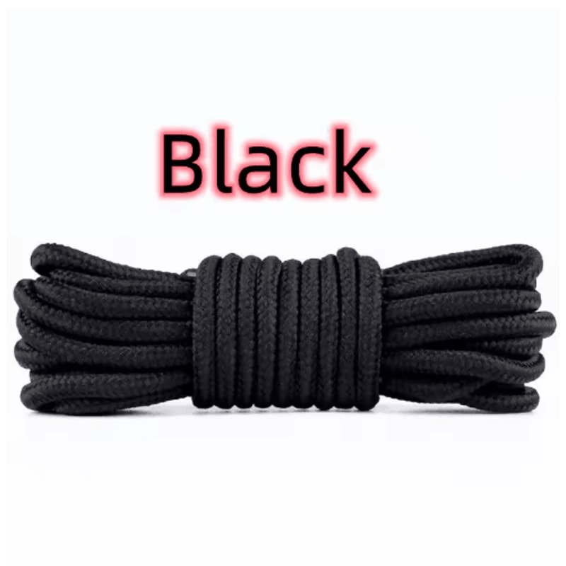 Round Polyester Shoelaces For Boots Sneakers Durable Lace Strings 1 Pair 2 Pcs 11