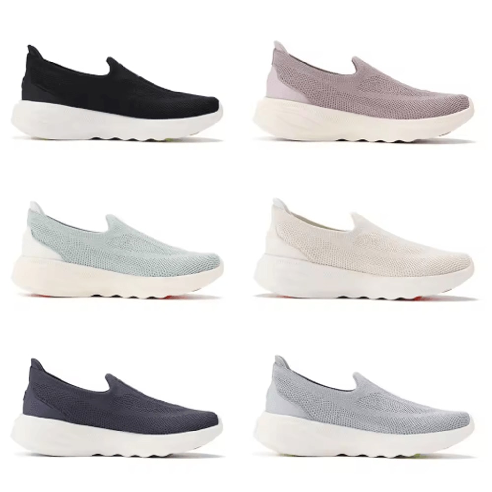 LiNing Womens SOFT GO 2 KNIT SlipOn Walking Sneakers Breathable Cushioned Comfort 9