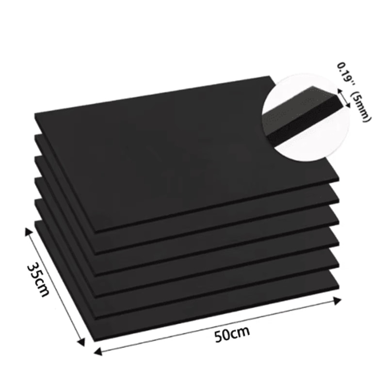 HighDensity EVA Foam Sheets For Crafts Sound Absorption Model Making 110mm 6